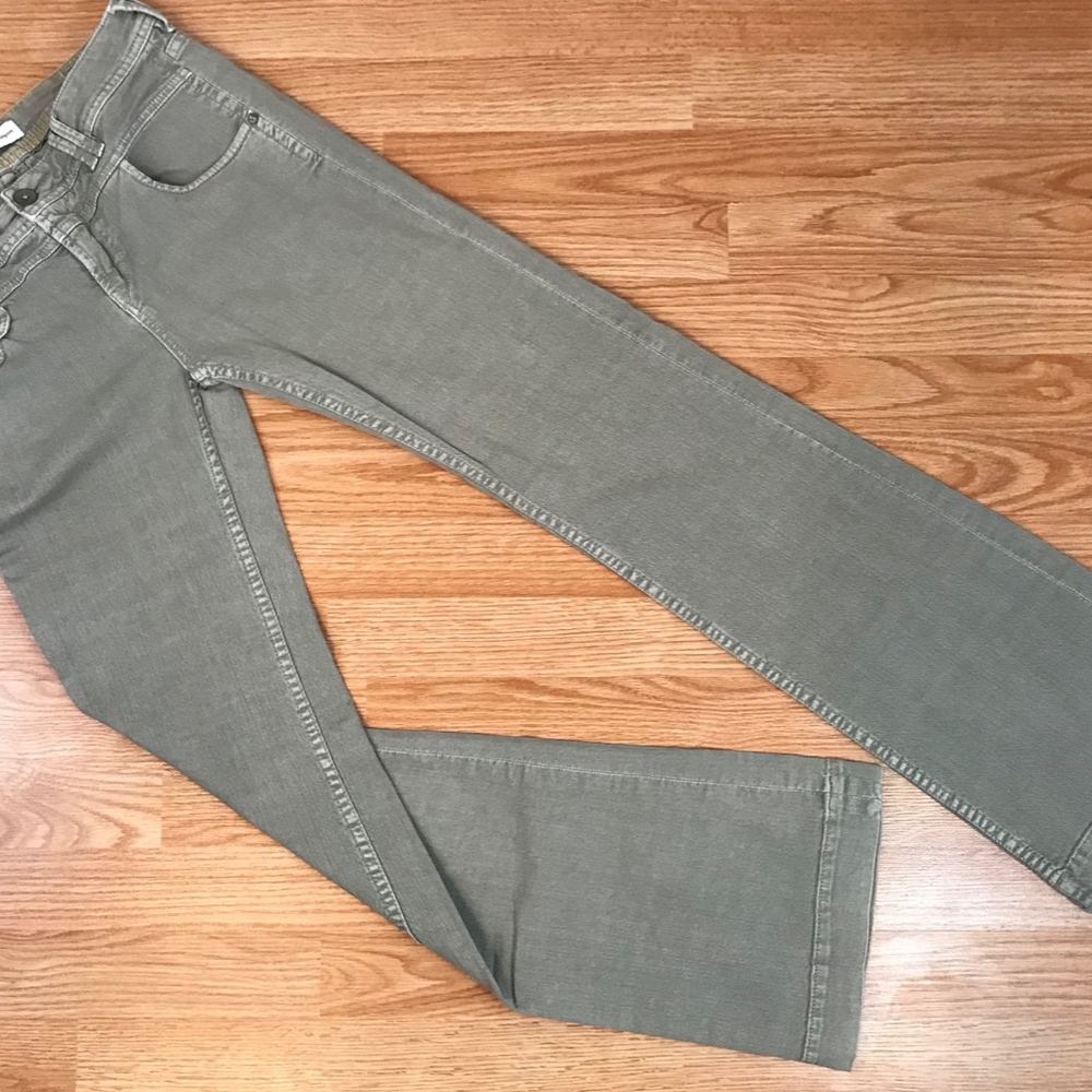 Pilcro Vintage Slim Tan Beige Bootcut Jeans 27